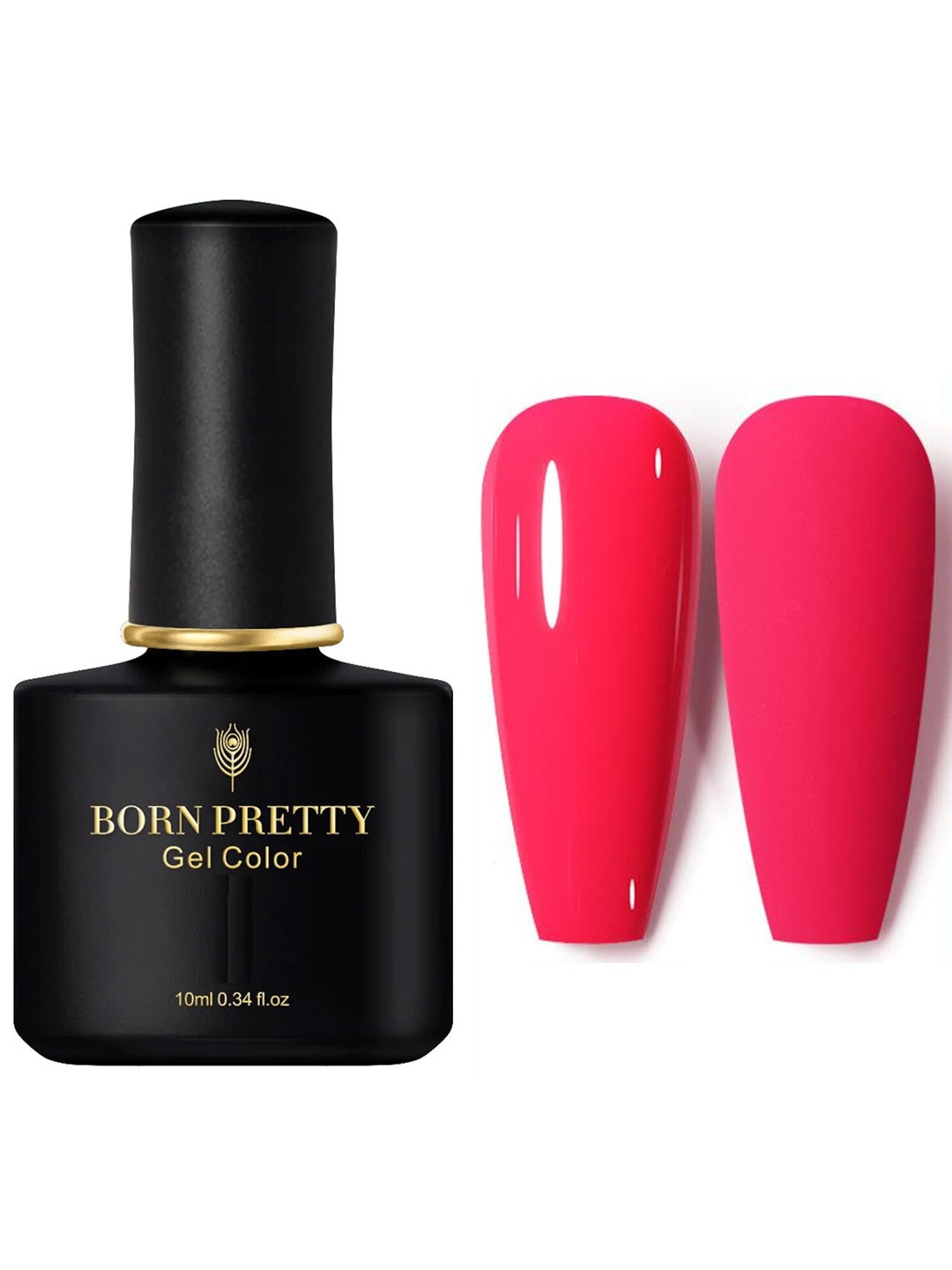 

BORN PRETTY Black Spar Series Glossy Matte UV LED Nail Polish - BP77, Multi