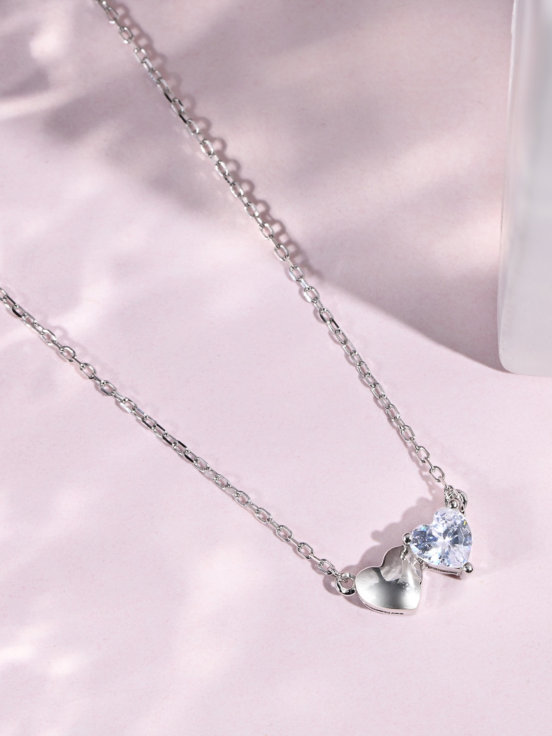

Zavya 925 Sterling Silver Rhodium-Plated Necklace