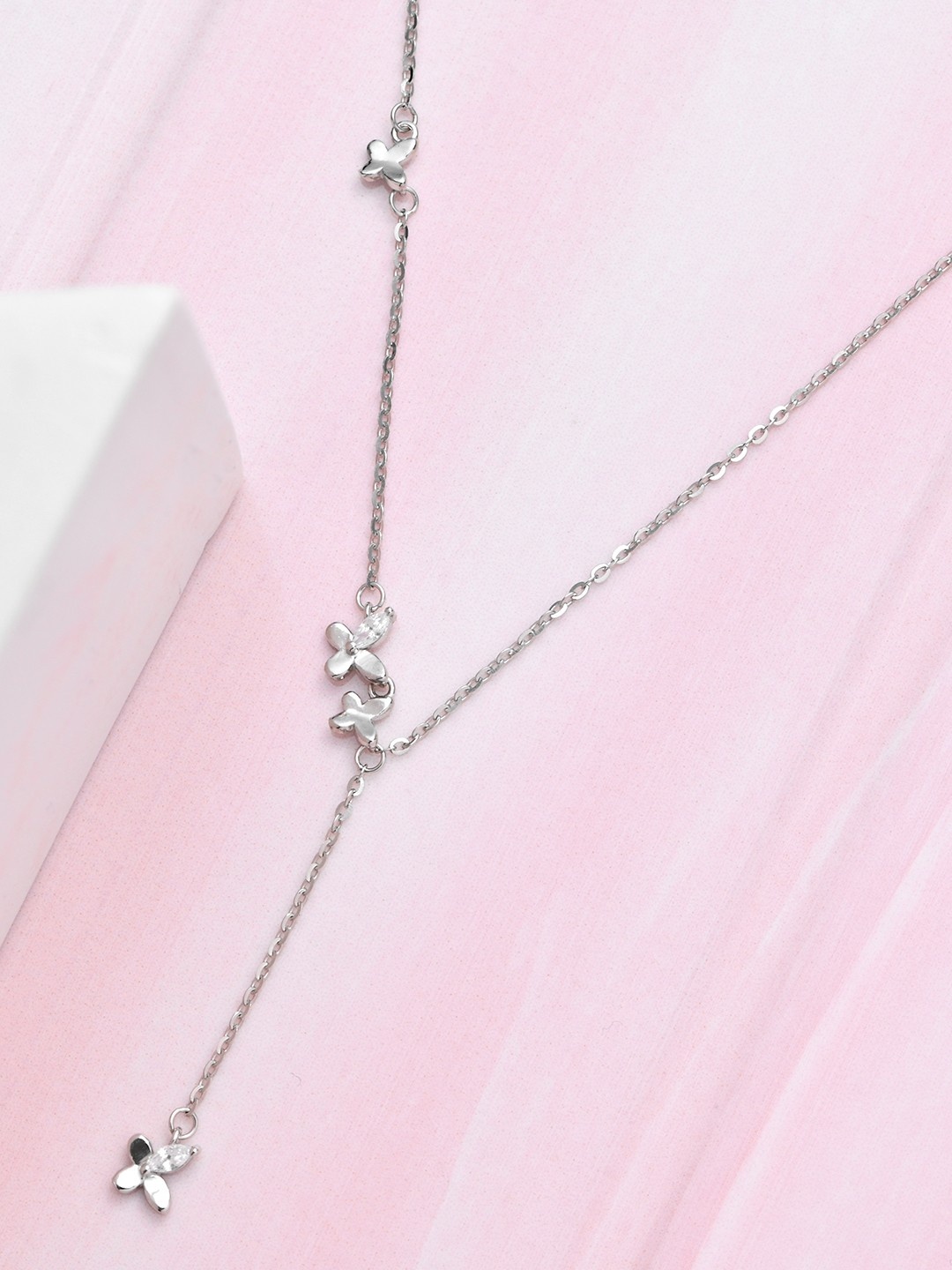 

Zavya 925 Sterling Silver Rhodium-Plated Necklace