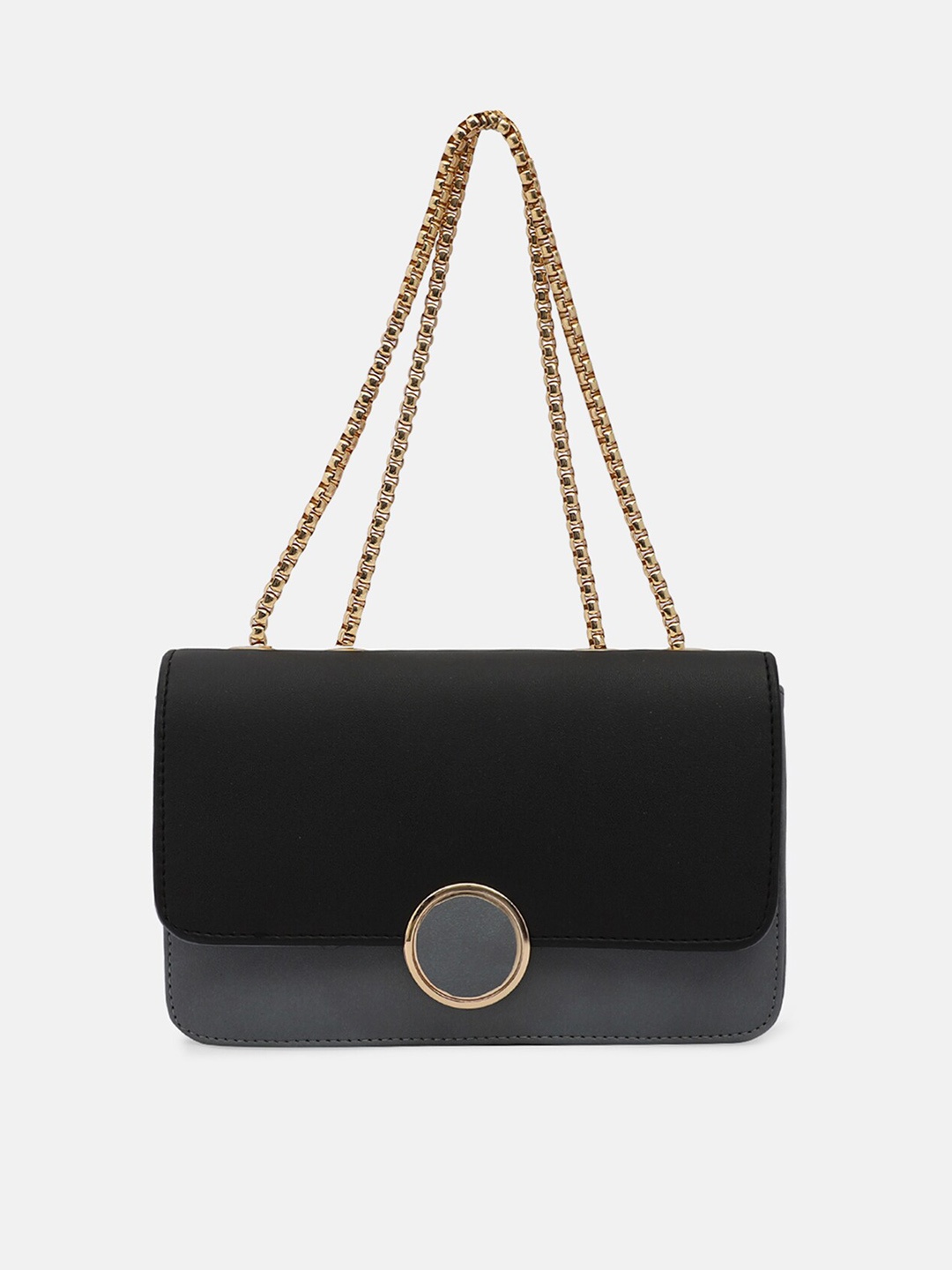 

Bagsy Malone Black PU Structured Shoulder Bag
