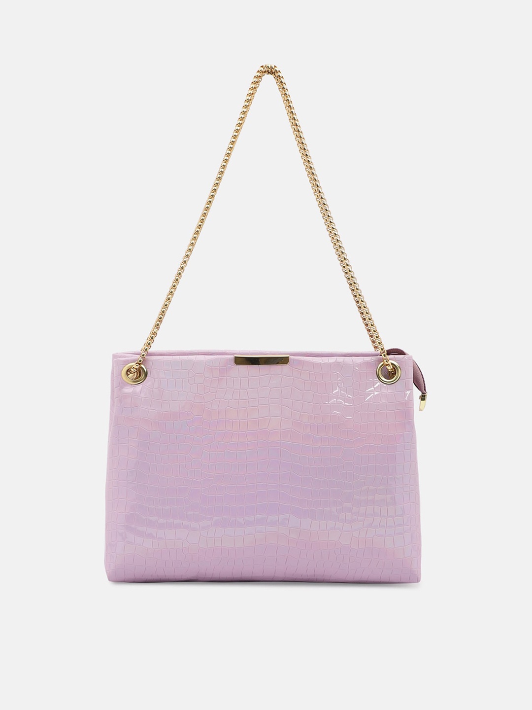 

Bagsy Malone Lavender Textured PU Shopper Sling Bag