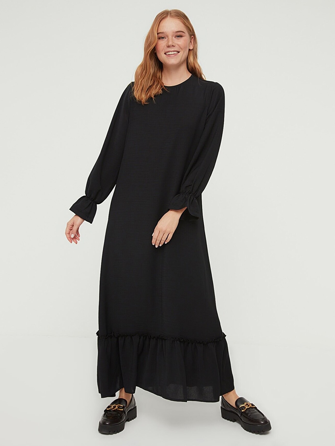 

Trendyol Black A-Line Maxi Dress