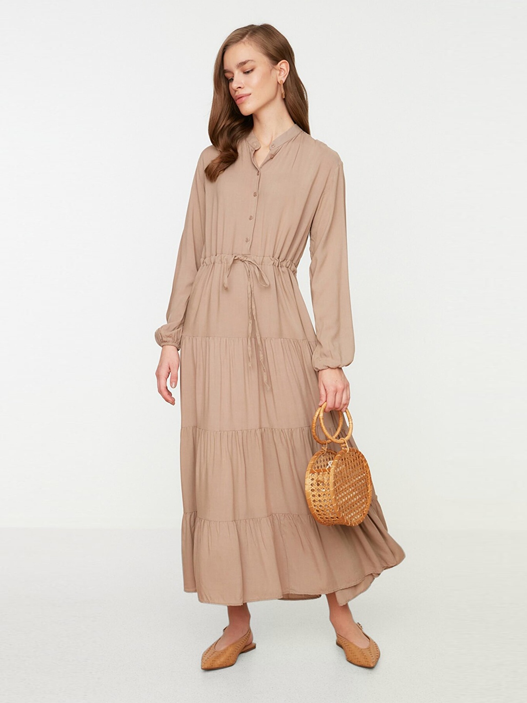 

Trendyol Brown Maxi Dress