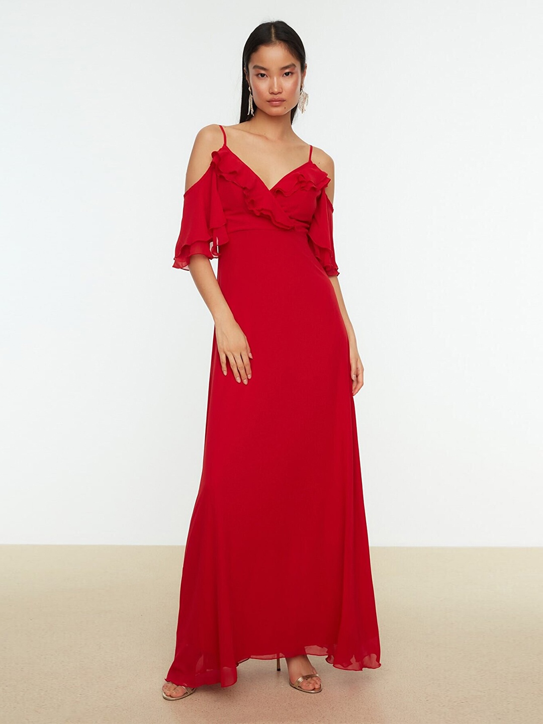 

Trendyol Red Maxi Dress