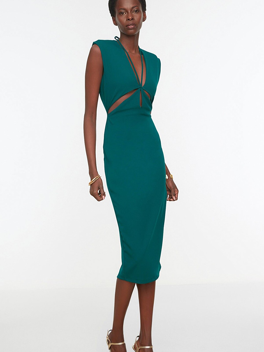 

Trendyol Green Bodycon Midi Dress
