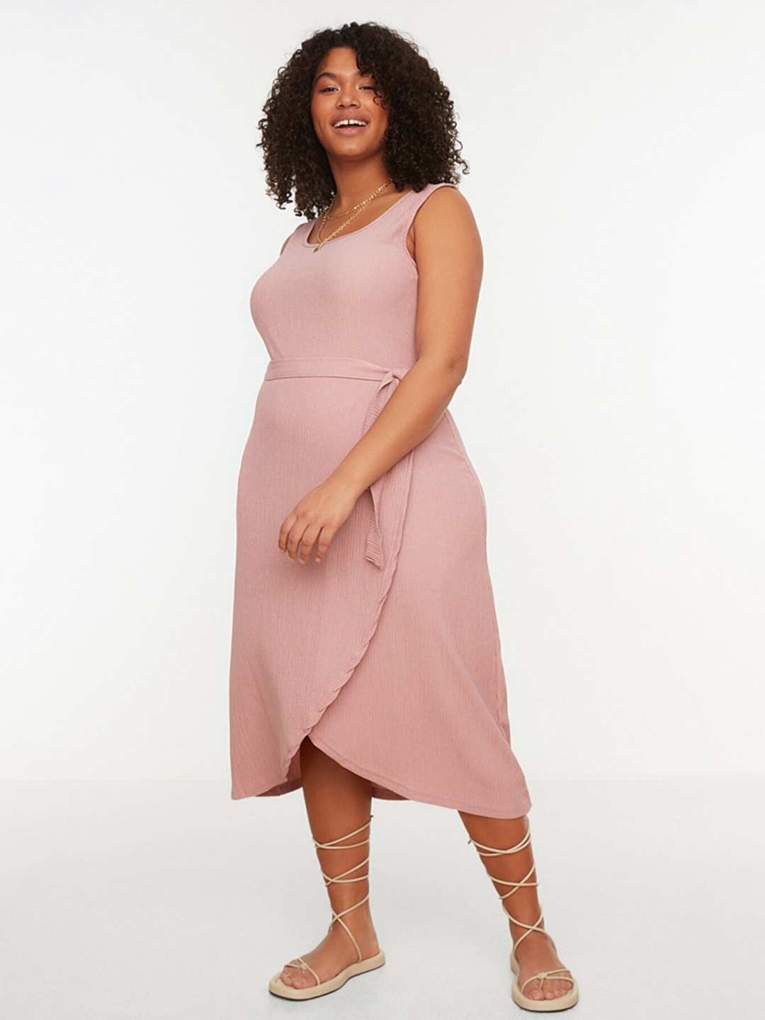 

Trendyol Rose A-Line Midi Dress