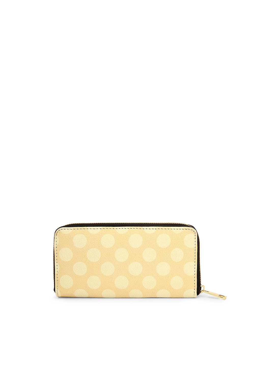 

TEAM 11 Women Yellow Geometric Printed Zip Detail Zip Around Wallet