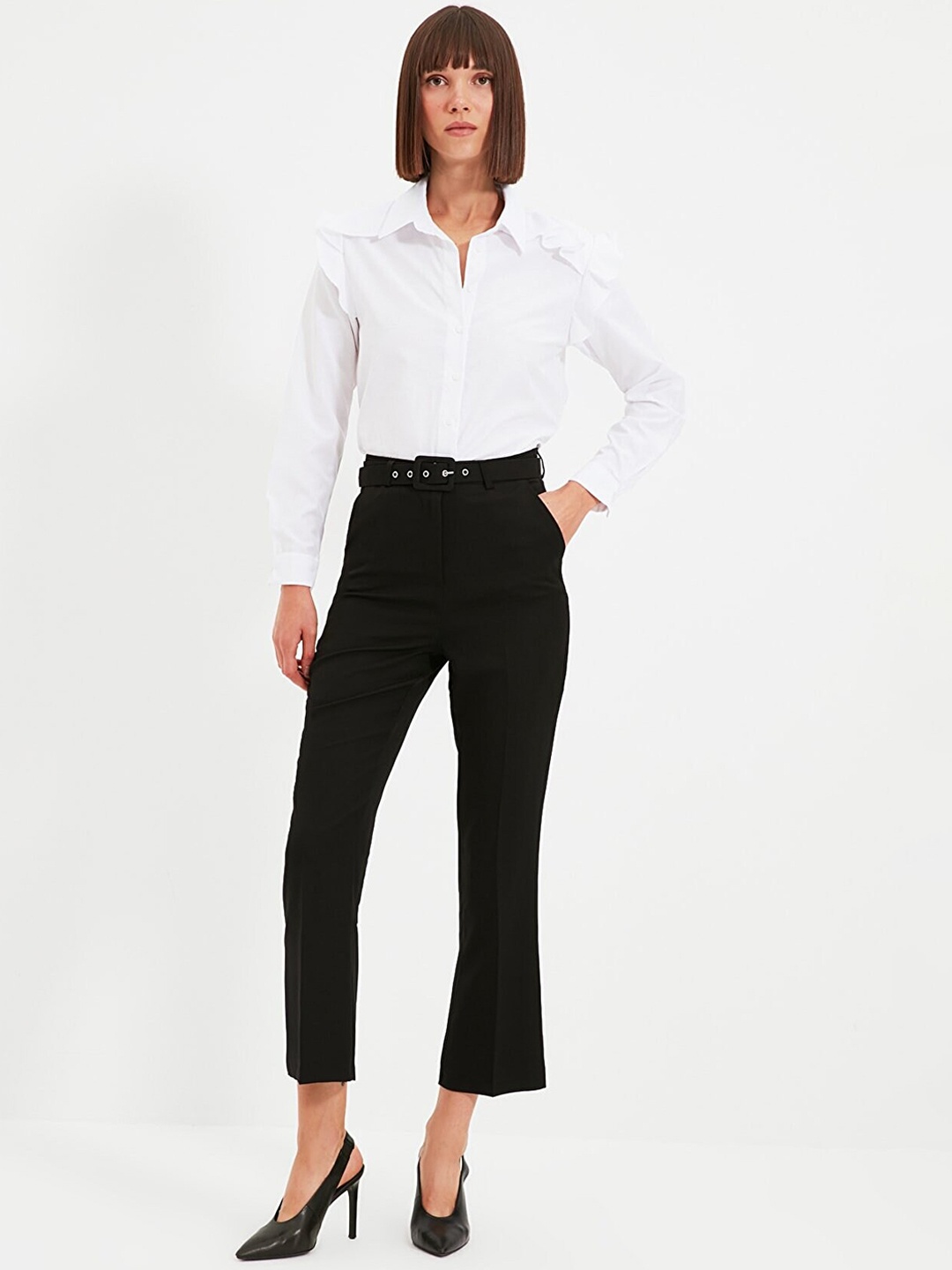 

Trendyol Women Black Trousers