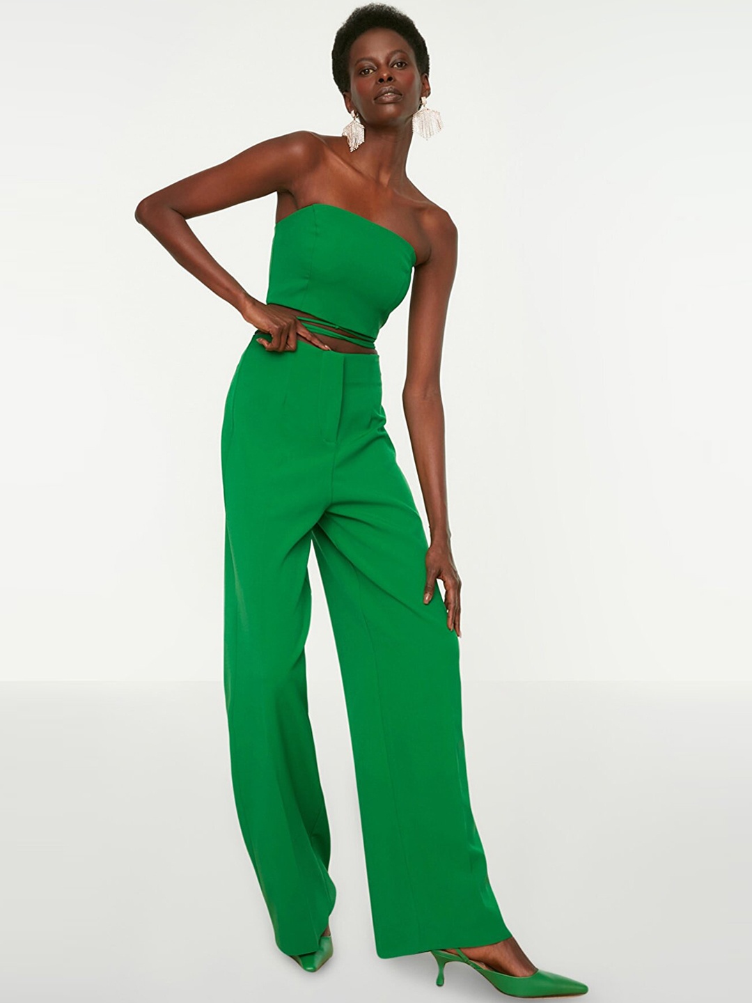 

Trendyol Women Green Trousers