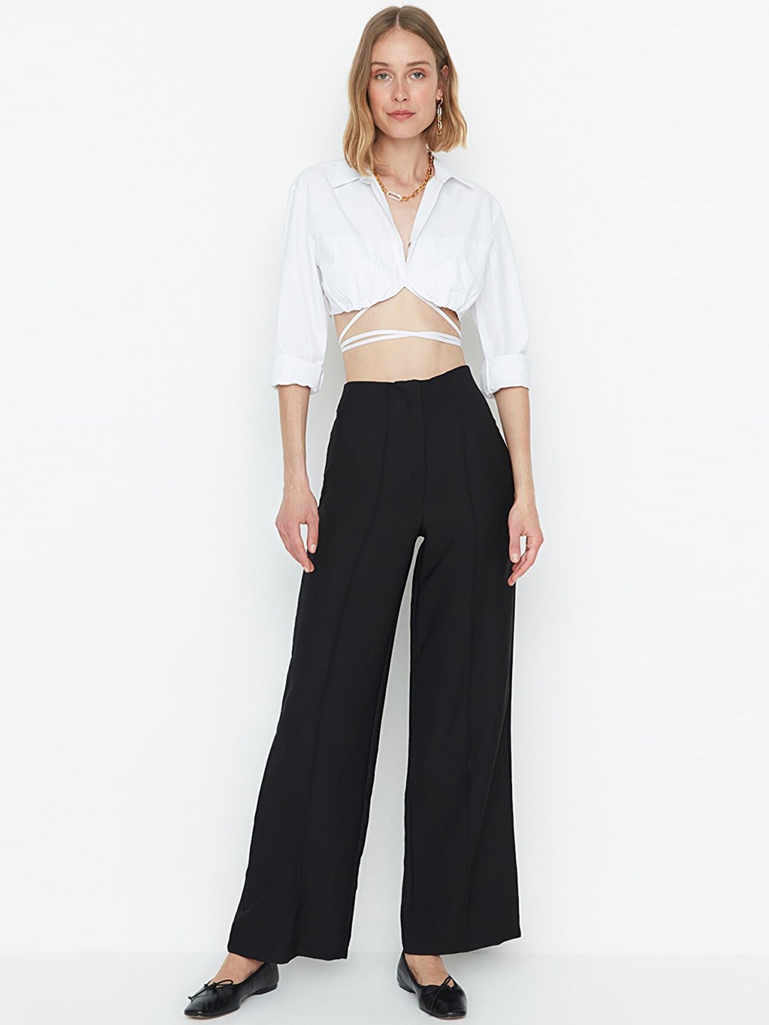 

Trendyol Women Black Trousers