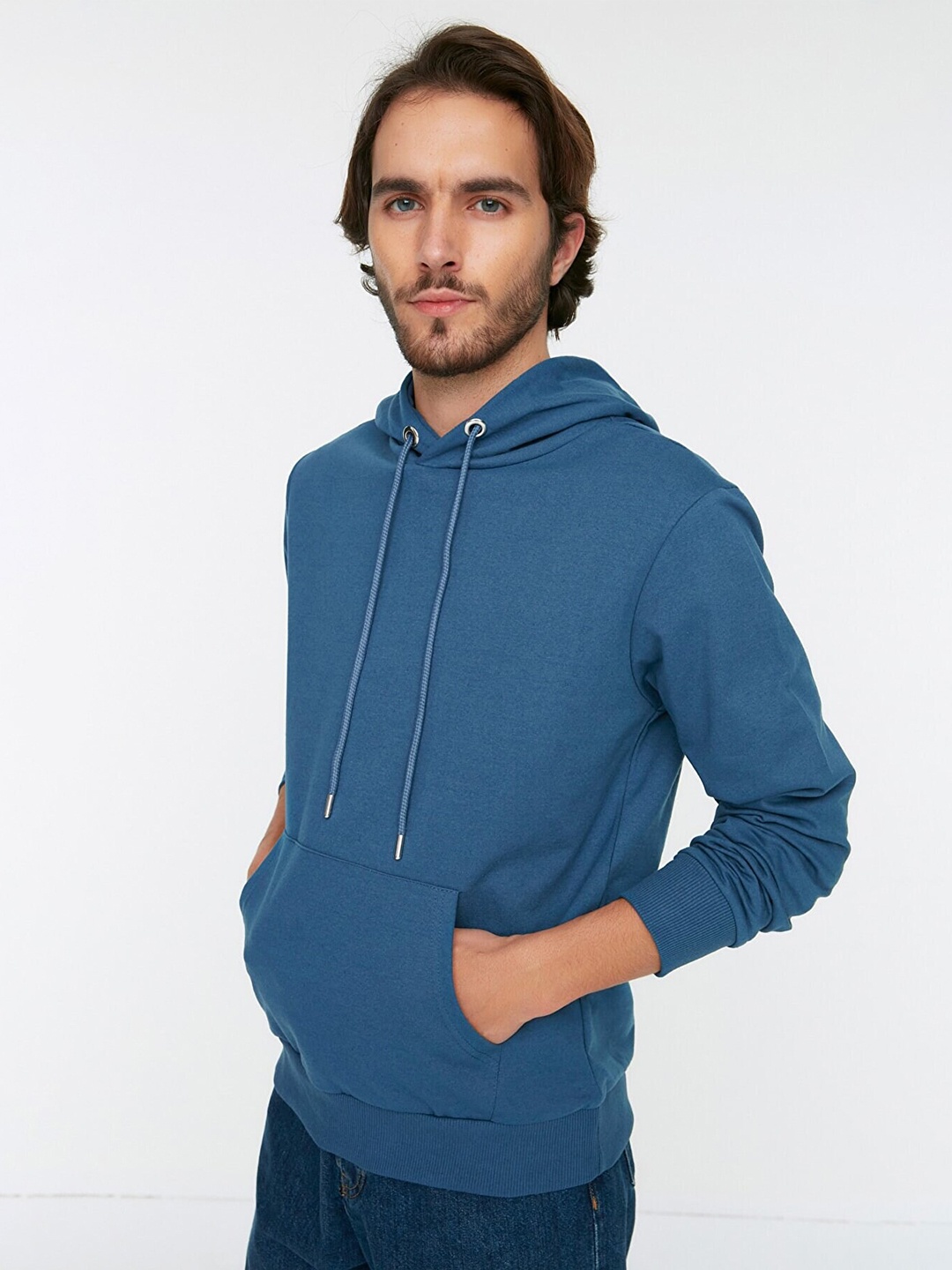 

Trendyol Men Blue Sweatshirt