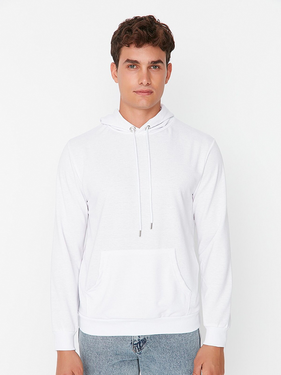

Trendyol Men Hooded Sweatshirt, Na