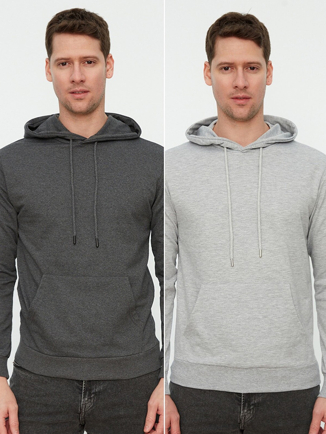 

Trendyol Men Grey Sweatshirt