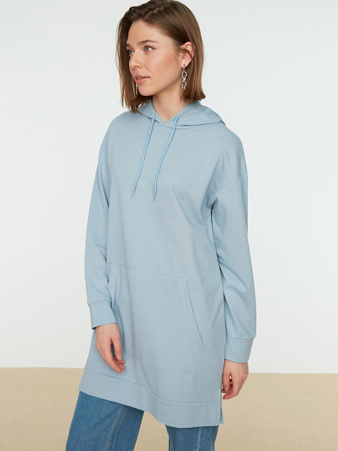 

Trendyol Women Blue Sweatshirt