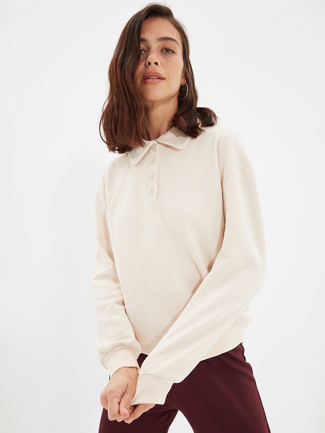 

Trendyol Women Grey Sweatshirt