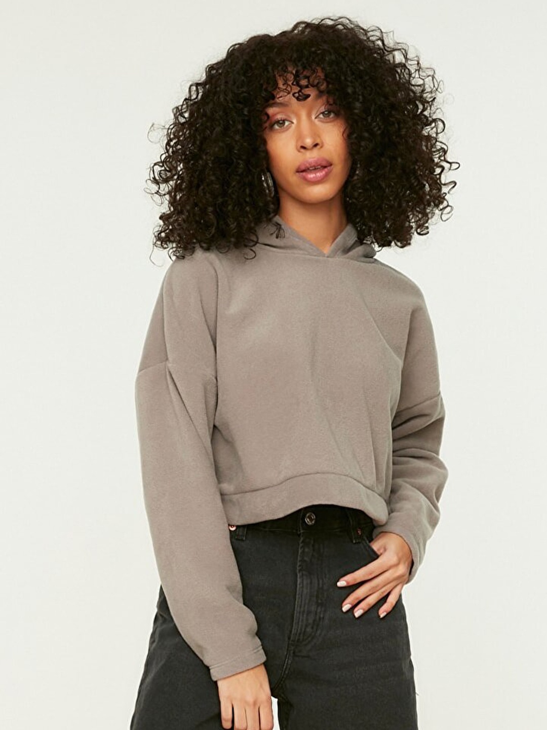 

Trendyol Women Grey Sweatshirt