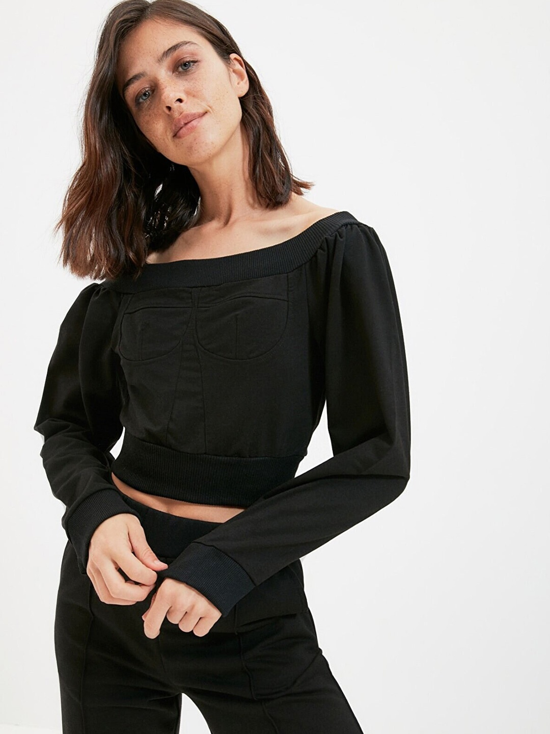 

Trendyol Women Black Sweatshirt