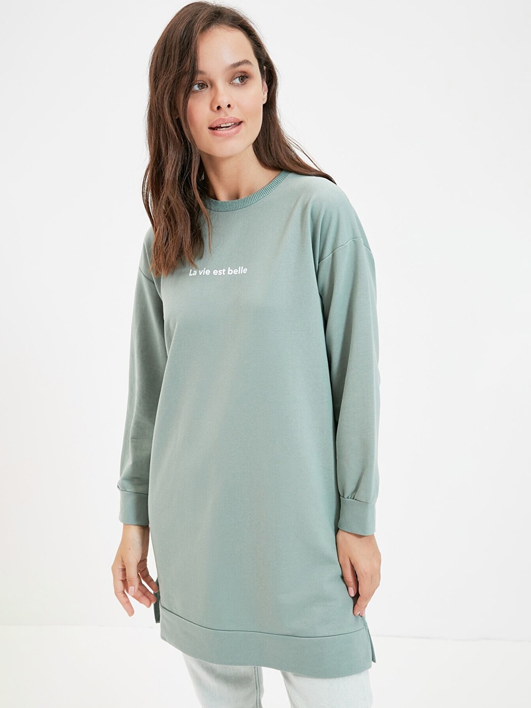 

Trendyol Women Green Sweatshirt