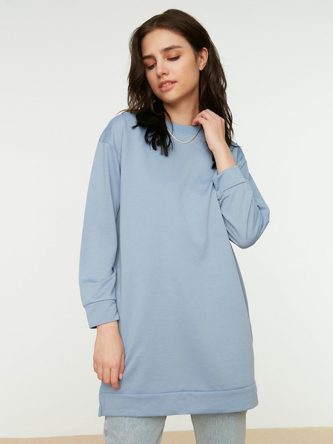 

Trendyol Women Grey Sweatshirt