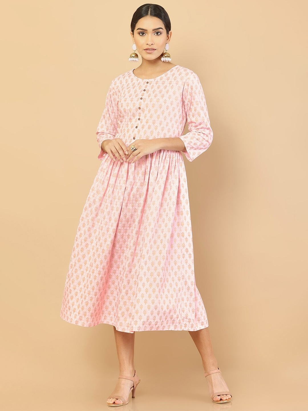 

Soch Women Pink Anarkali Kurta