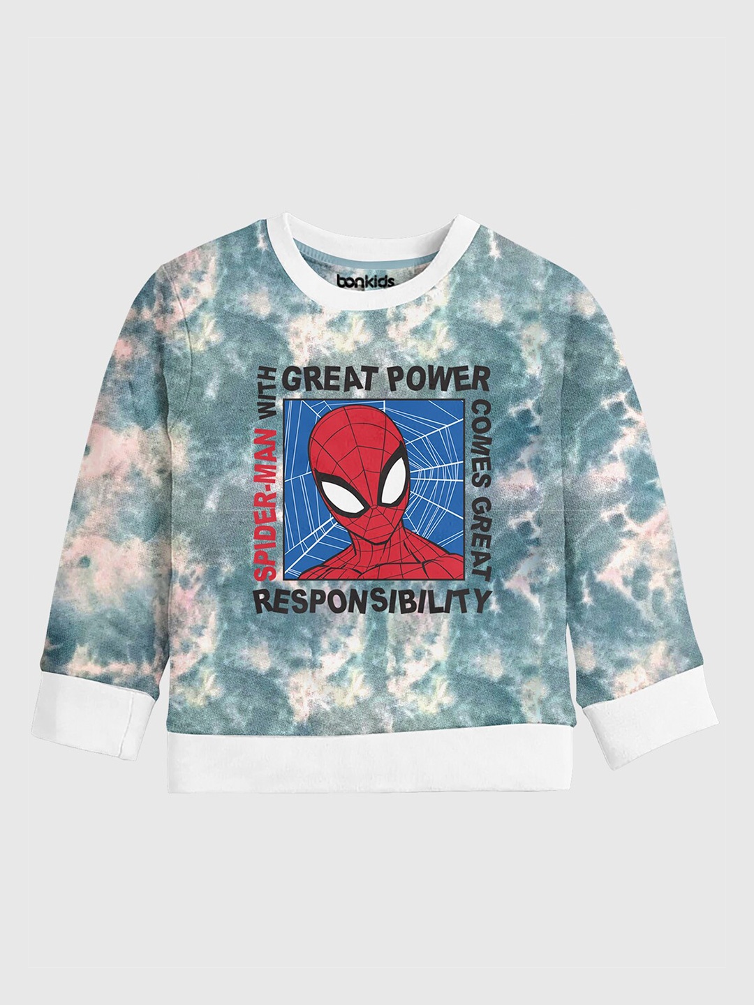 

BONKIDS Boys Grey Printed Sweatshirt
