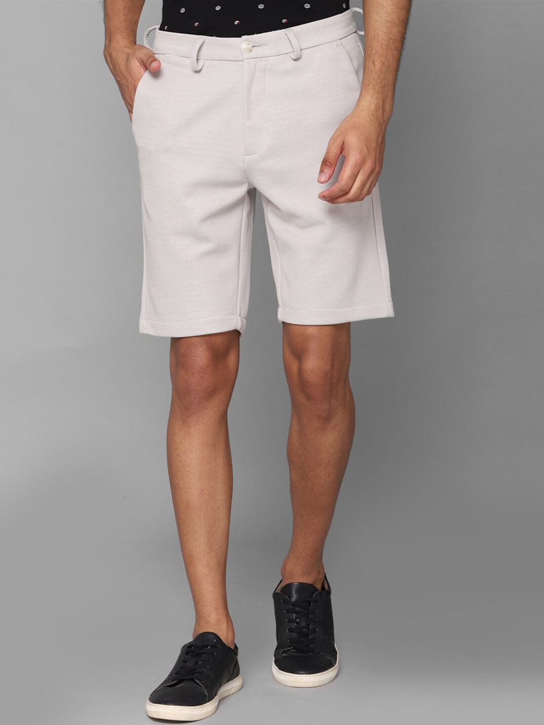

Allen Solly Men Grey Shorts