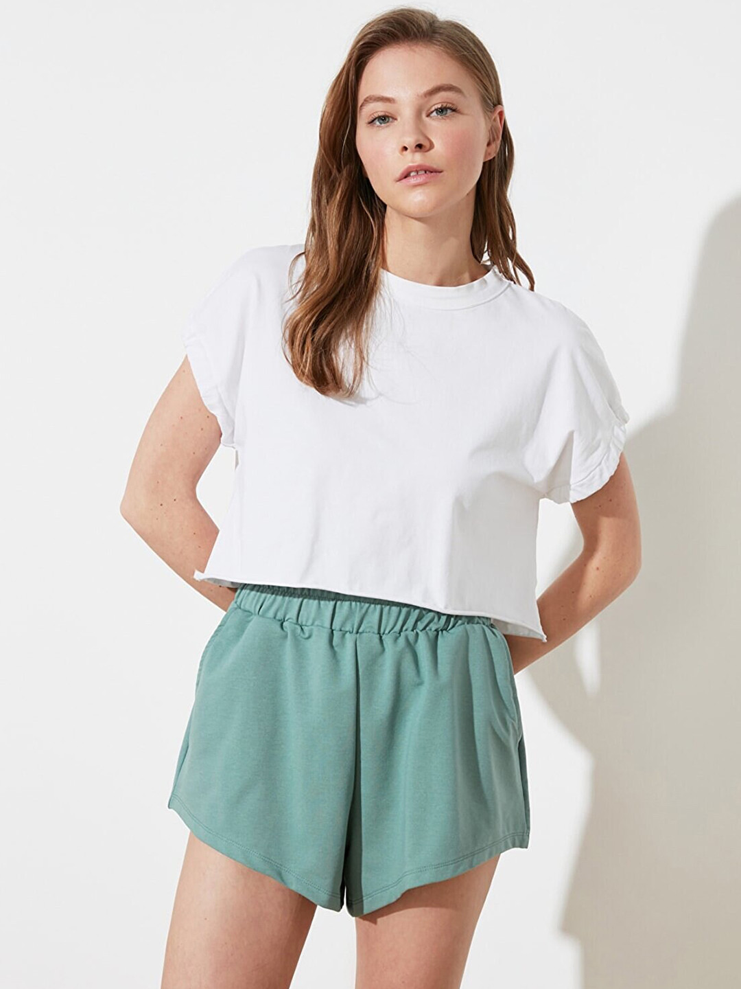 

Trendyol Women Green Shorts