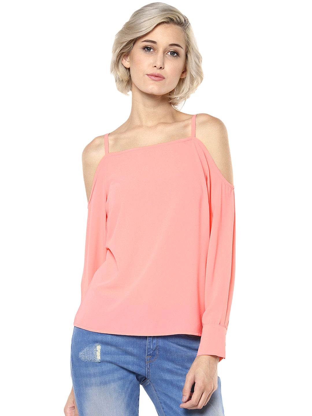 

Harpa Women Pink Solid Top