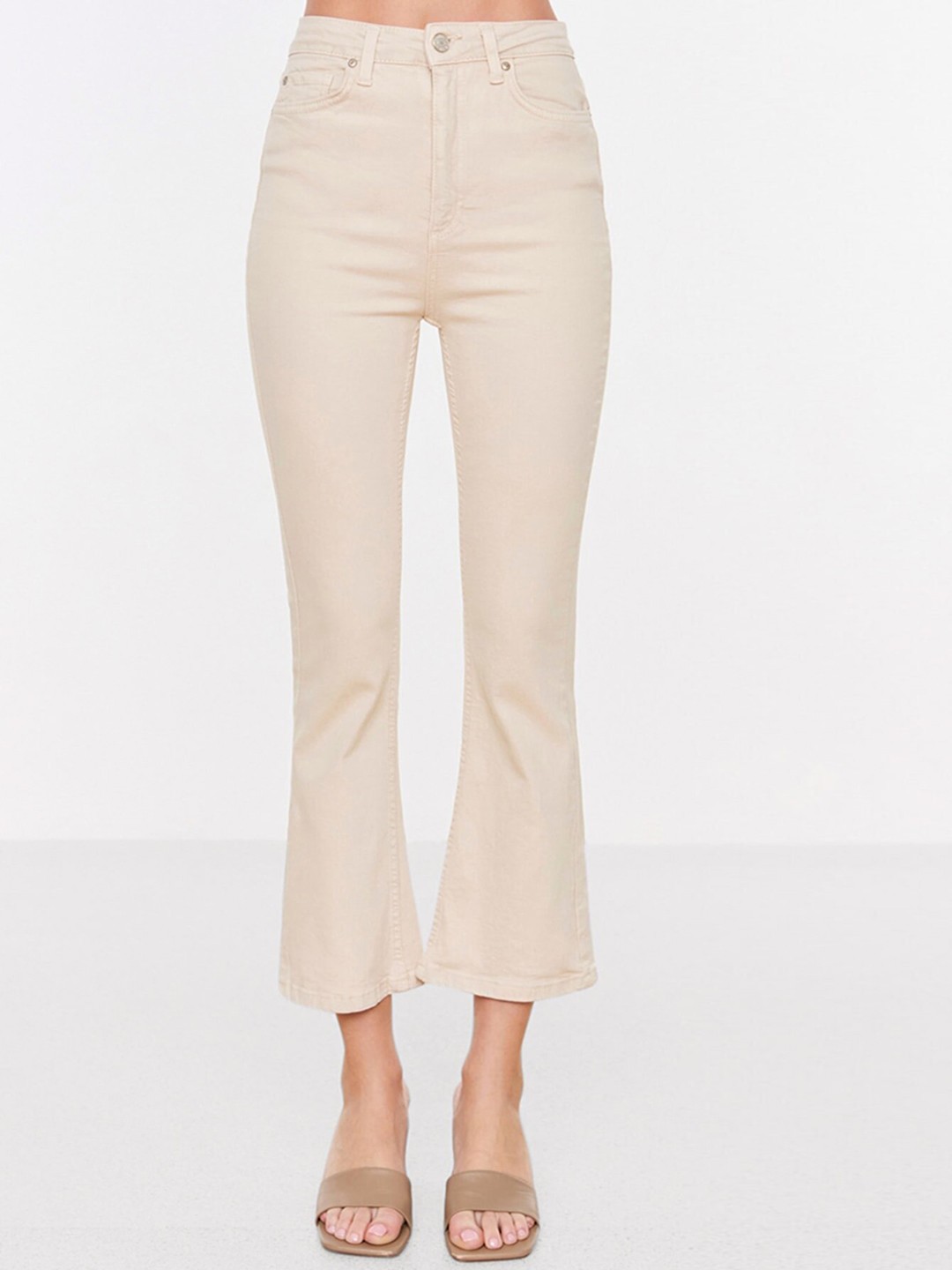 

Trendyol Women Off White Jeans