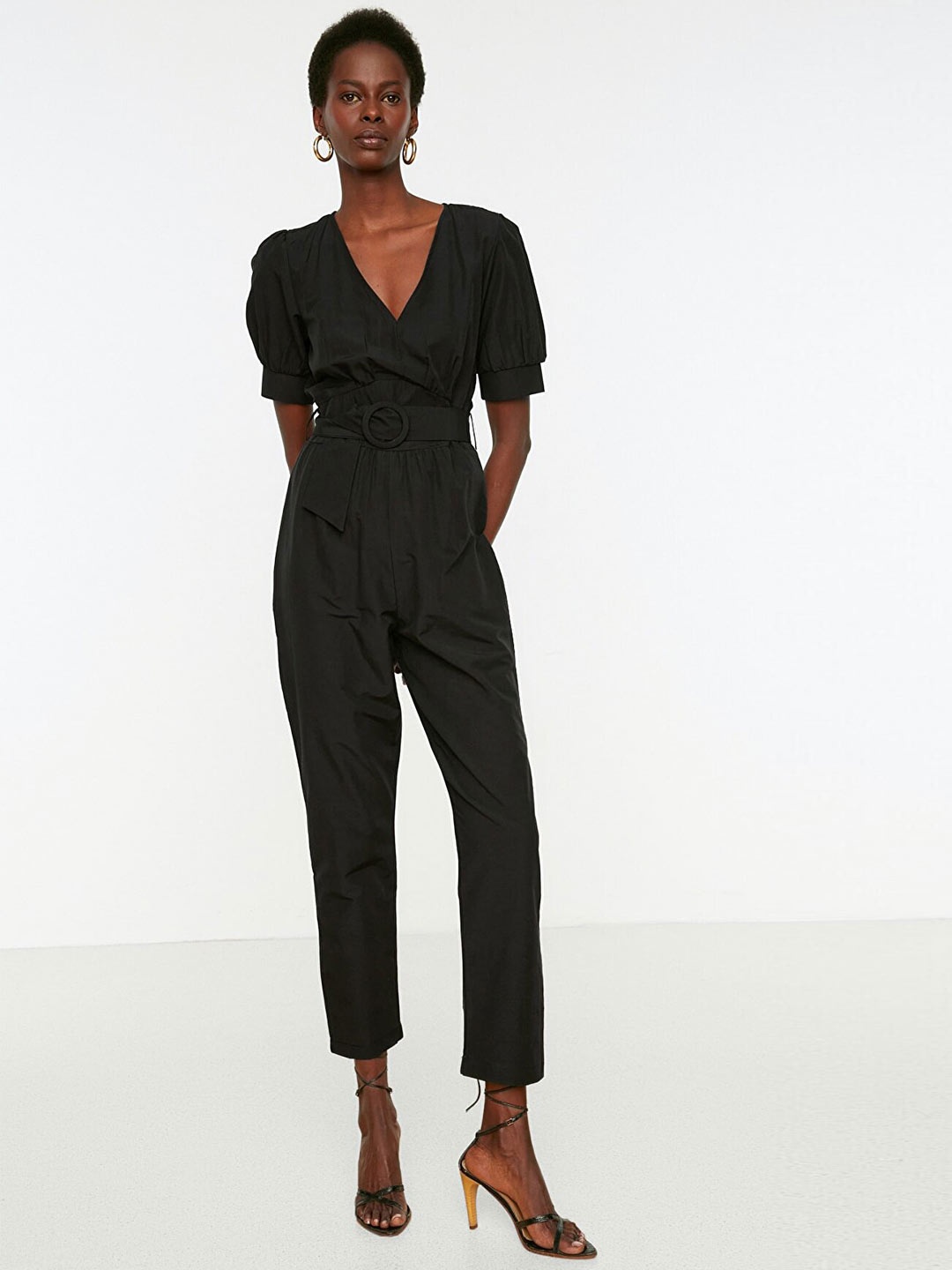 

Trendyol Women Black Basic Jumpsuit