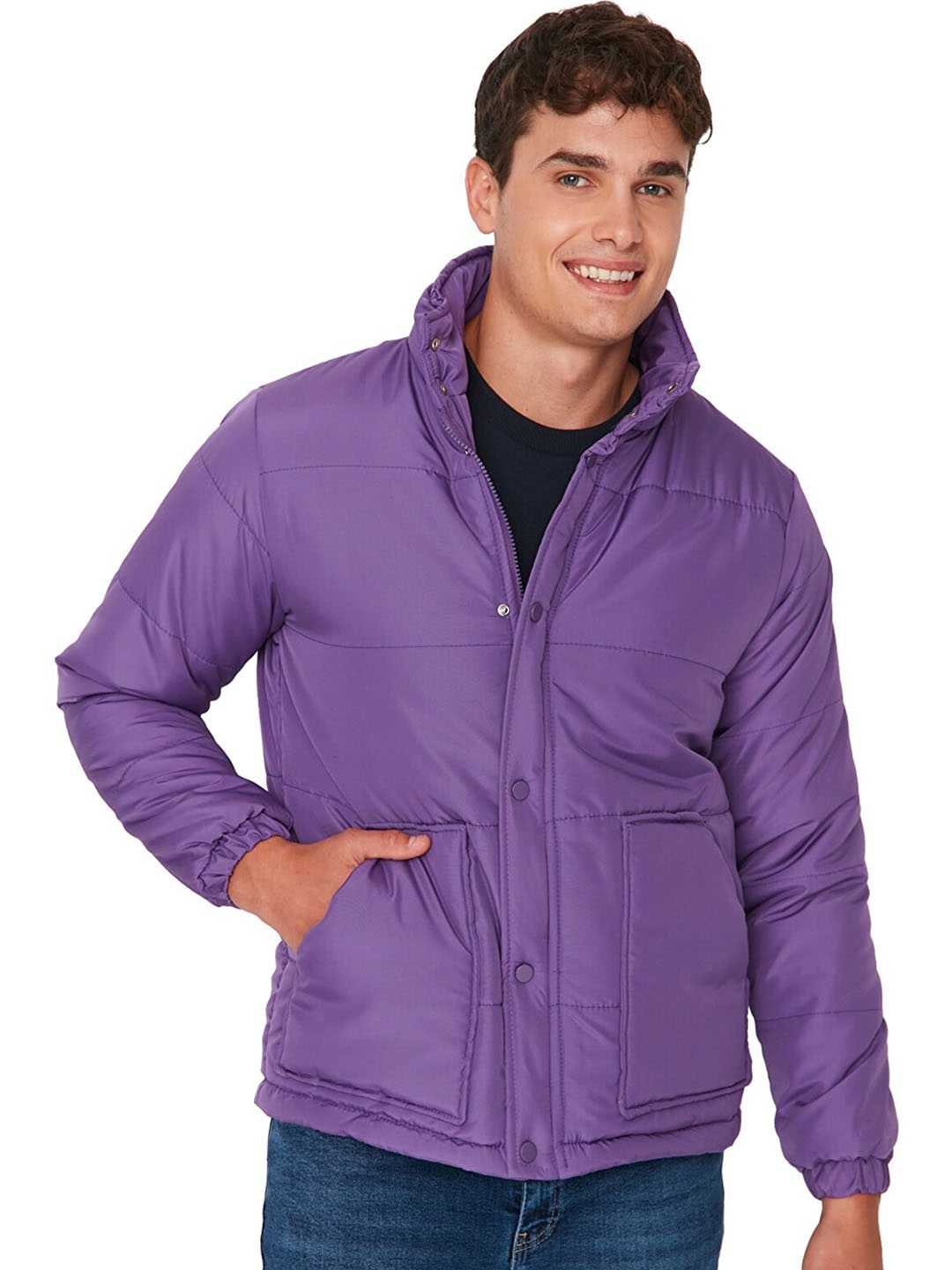 

Trendyol Men Purple Padded Jacket