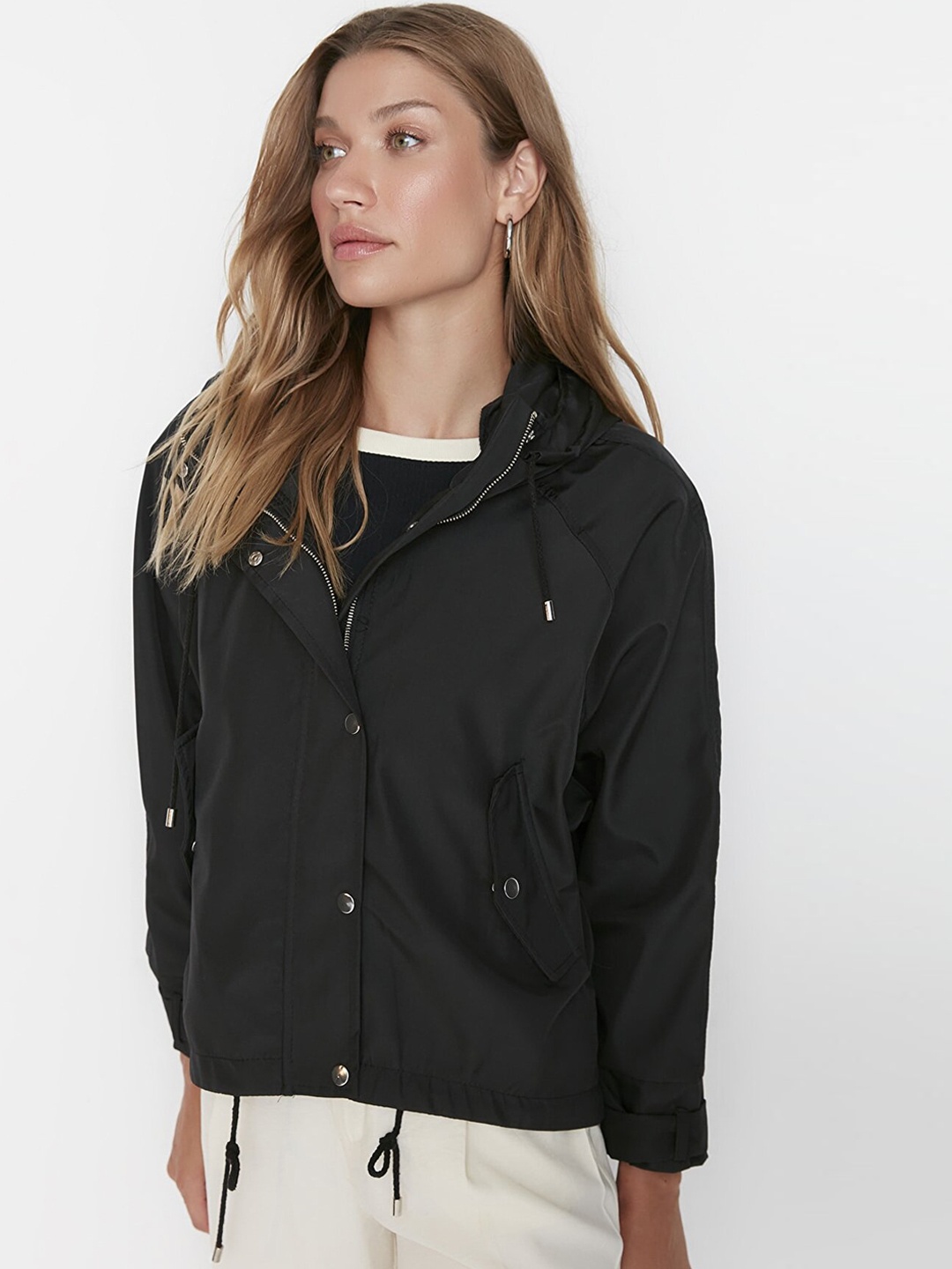 

Trendyol Women Black Tailored Jacket