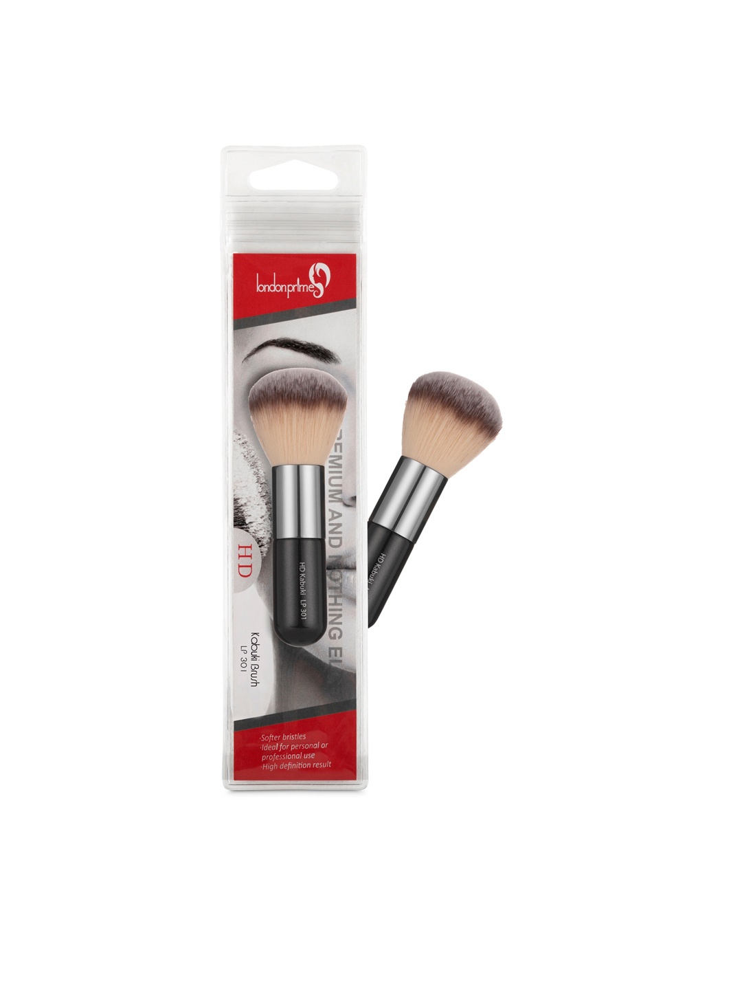 

LONDONPRIME Soft Bristles LP 301 HD Kabuki Brush - Black