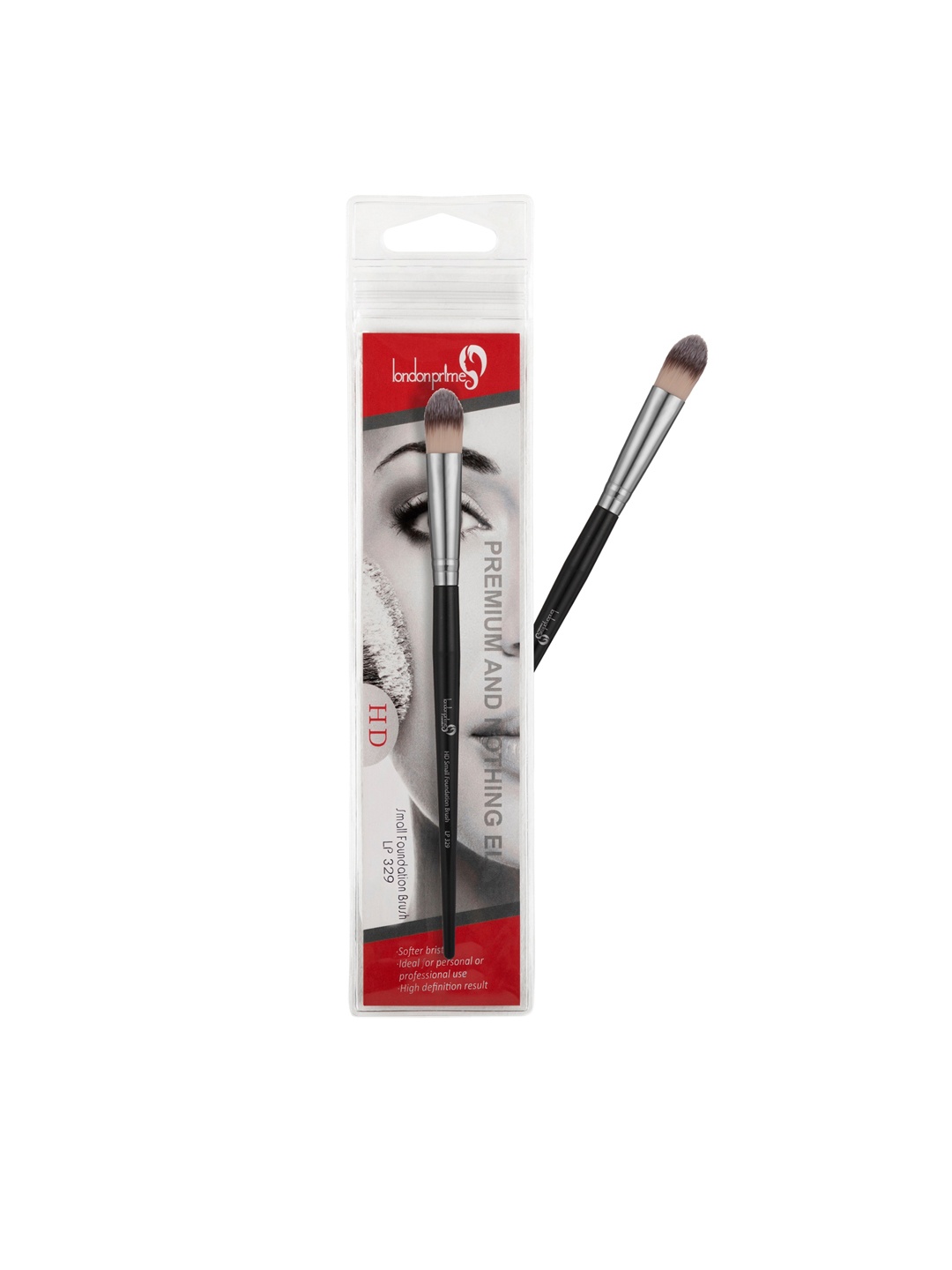 

LONDONPRIME Soft Bristles LP 329 HD Small Foundation Brush - Black