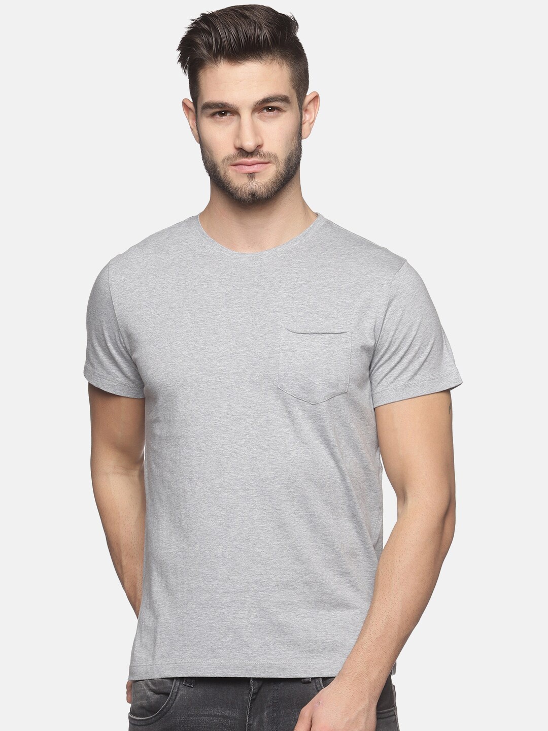 

Soul Space Men Grey Tshirt with Pocket