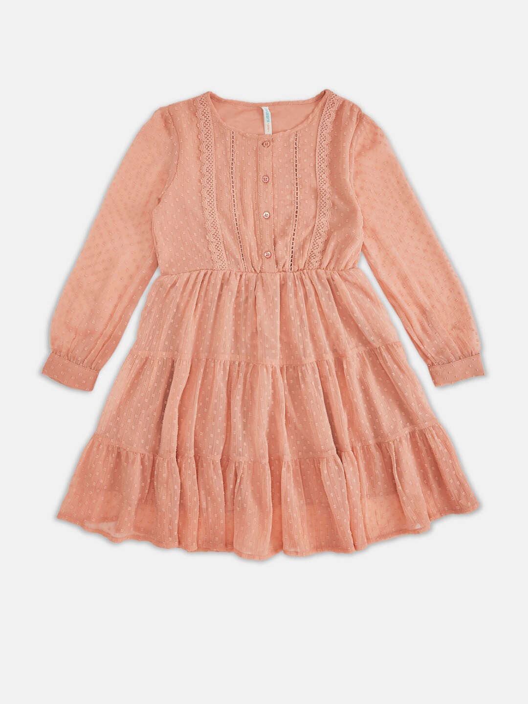 

Pantaloons Junior Peach-Coloured Dress