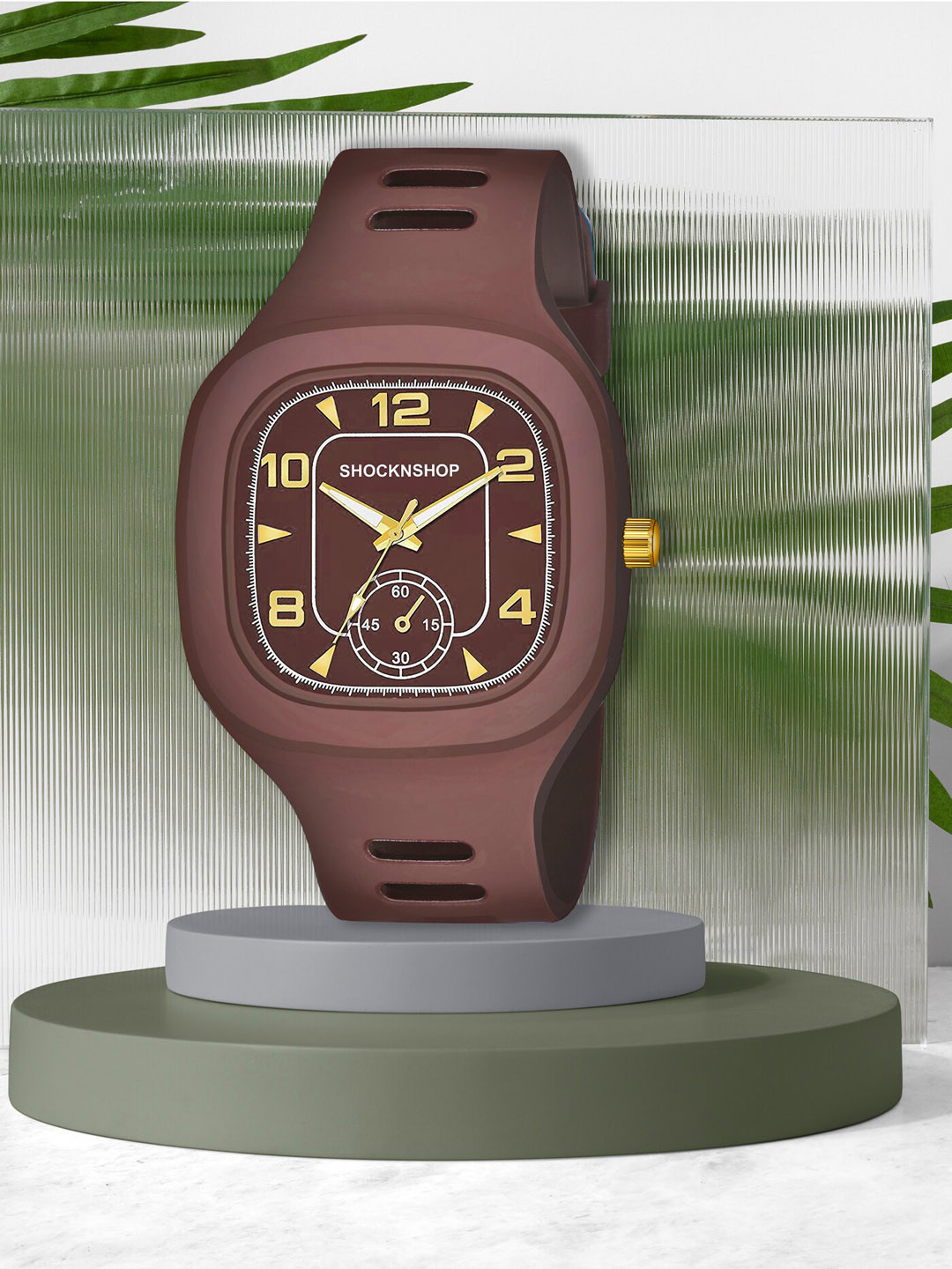 

Shocknshop Unisex Brown Printed Dial & Brown Straps Analogue Watch W10BRN