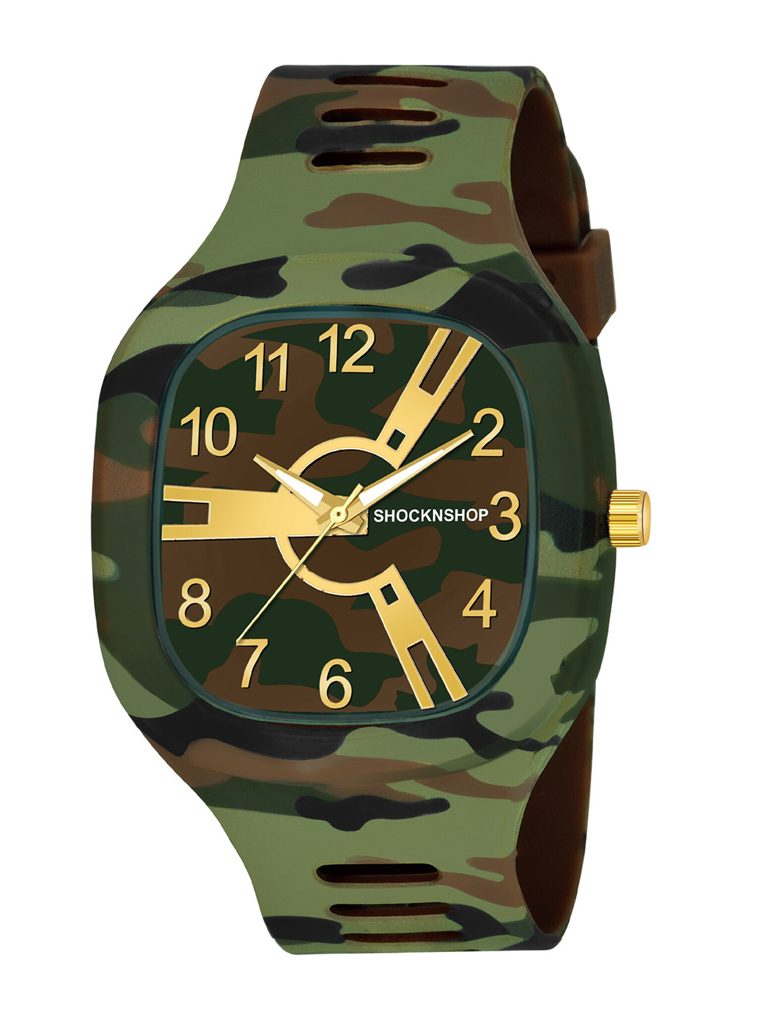 

Shocknshop Unisex Brown Dial & Brown Straps Analogue Watch