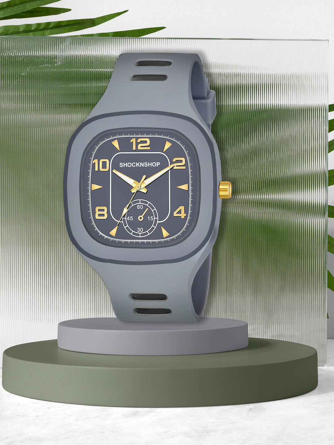 

Shocknshop Unisex Grey W10GRY Printed Dial & Grey Straps Analogue Watch