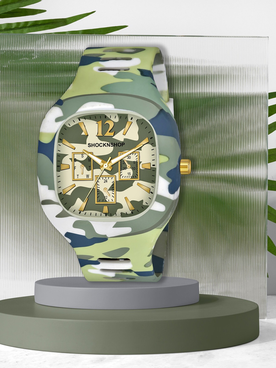 

Shocknshop Unisex White Dial & White Straps Analogue Watch W08WHIE