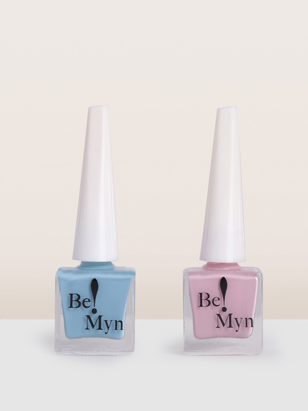 

Be!Myn Set of 2 Nail Lacquer 16ml - True Blue & Candy Pink