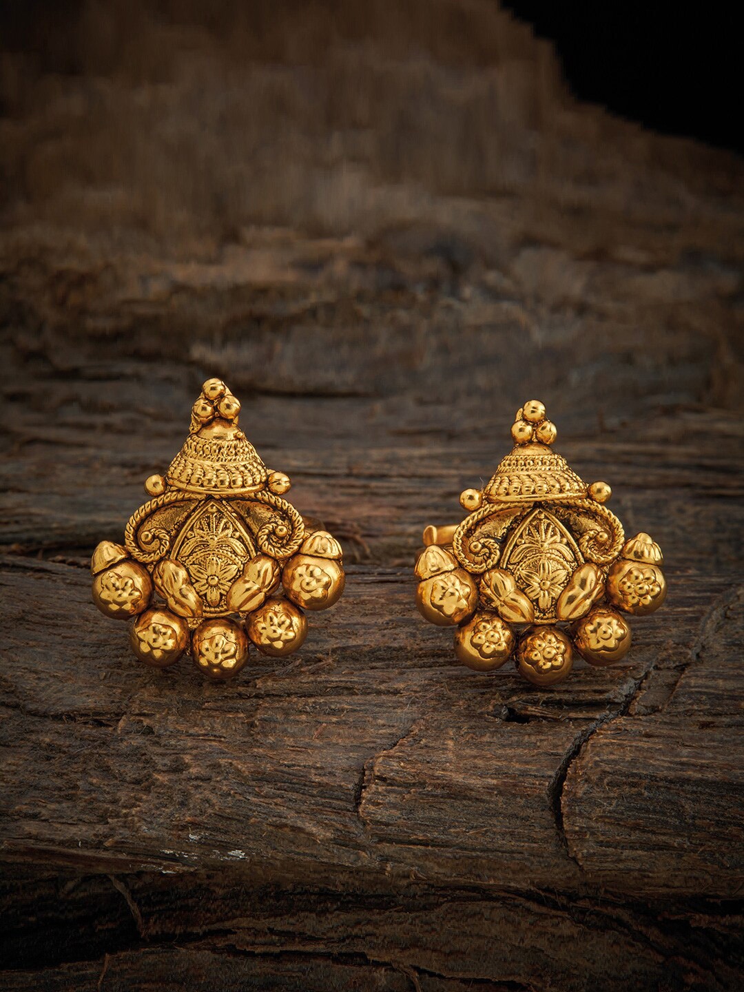 

Kushal's Fashion Jewellery Set Of 2 Gold-Toned Toe Ring