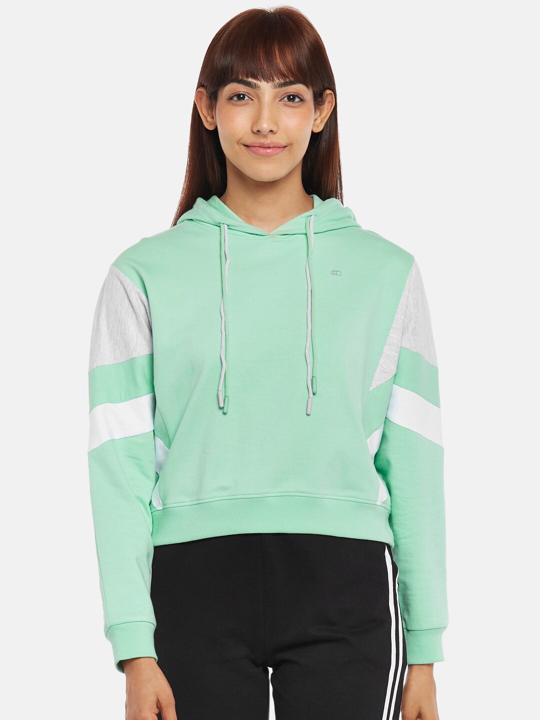 

Ajile by Pantaloons Women Green Sweatshirt