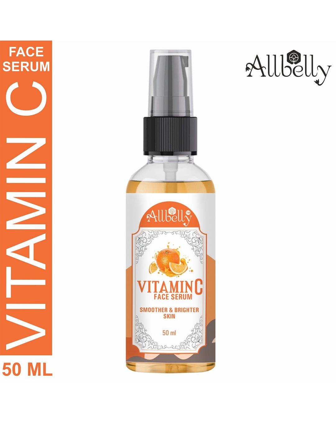 

ALLBELLY Vitamin C Serum For Face with Vitamin E-50ml, Orange