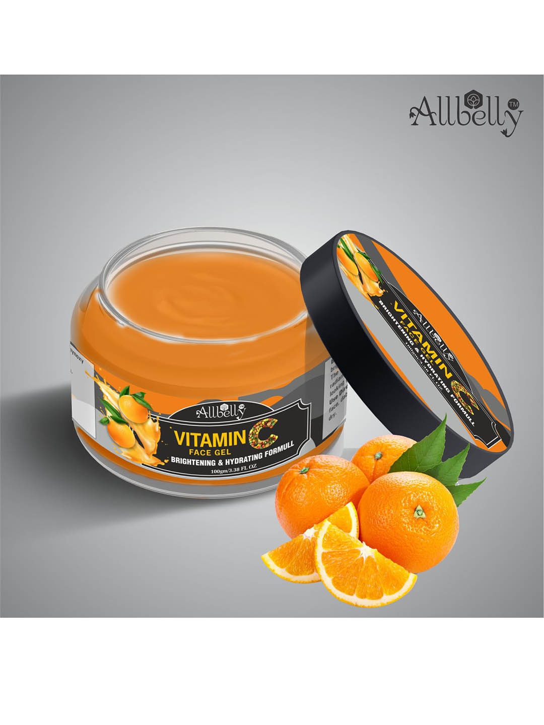 

ALLBELLY Vitamin C Light Moisturizer Face Gel For Daily Use-100gm, Orange