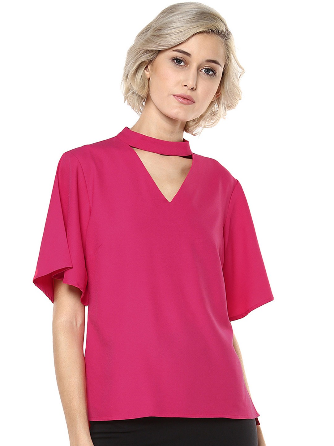 

Harpa Women Pink Solid Top