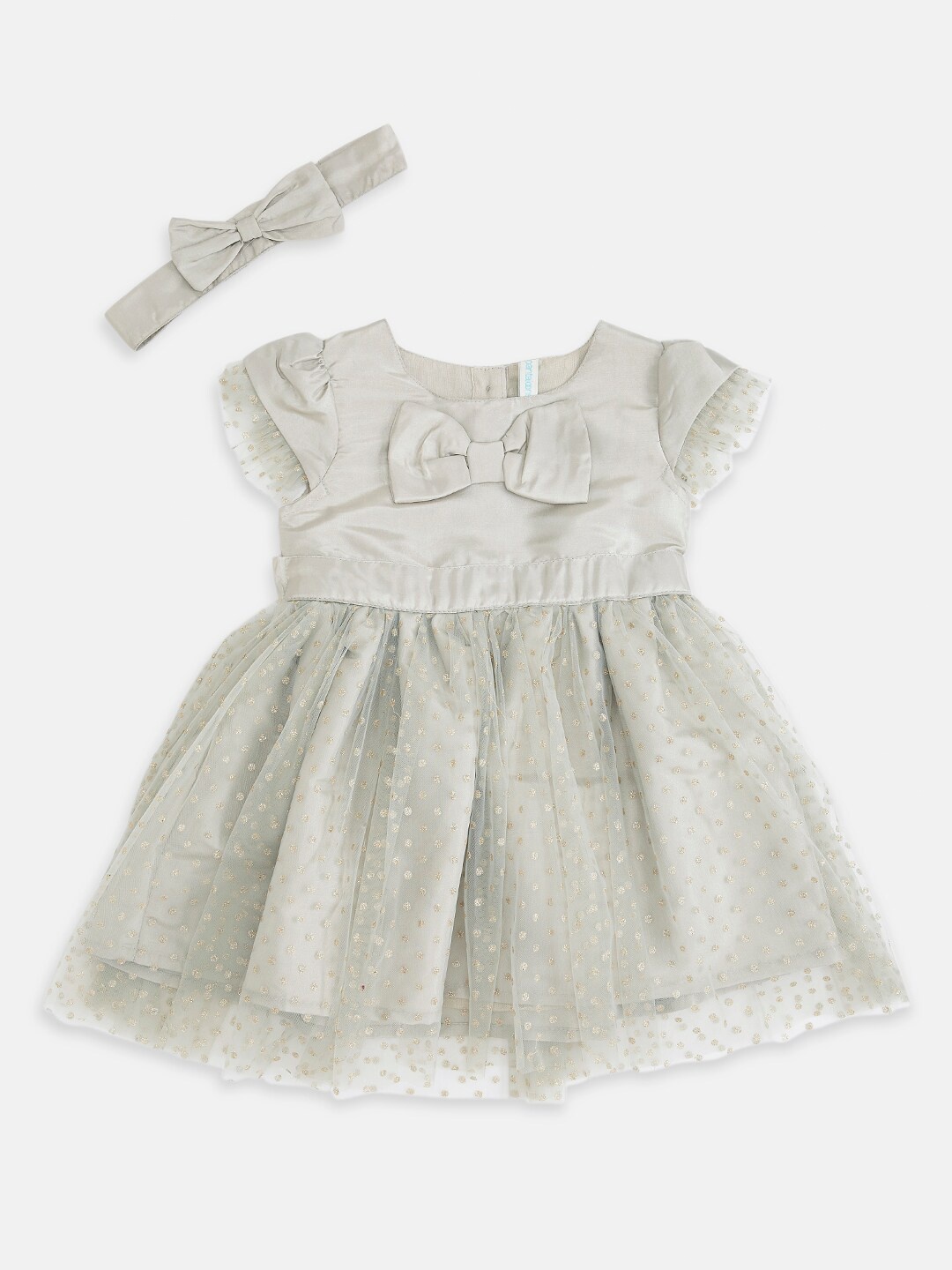 

Pantaloons Baby Grey Fit and Flare Dress