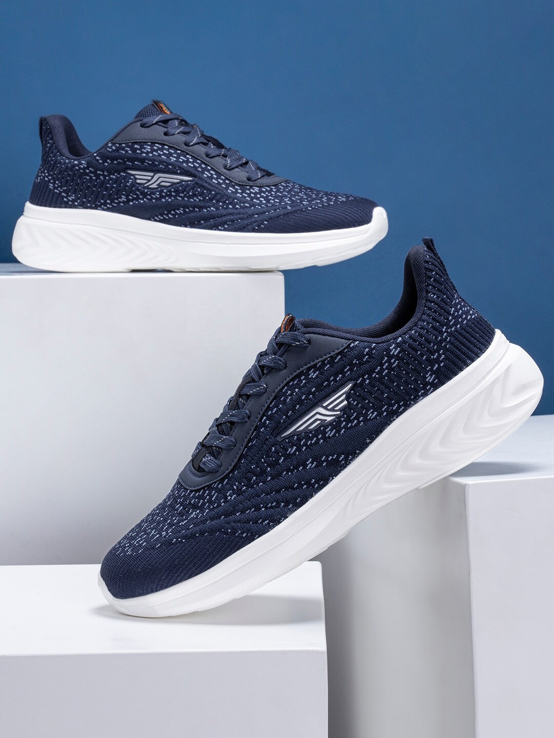 

Red Tape Men Navy Walking Shoes, Navy blue