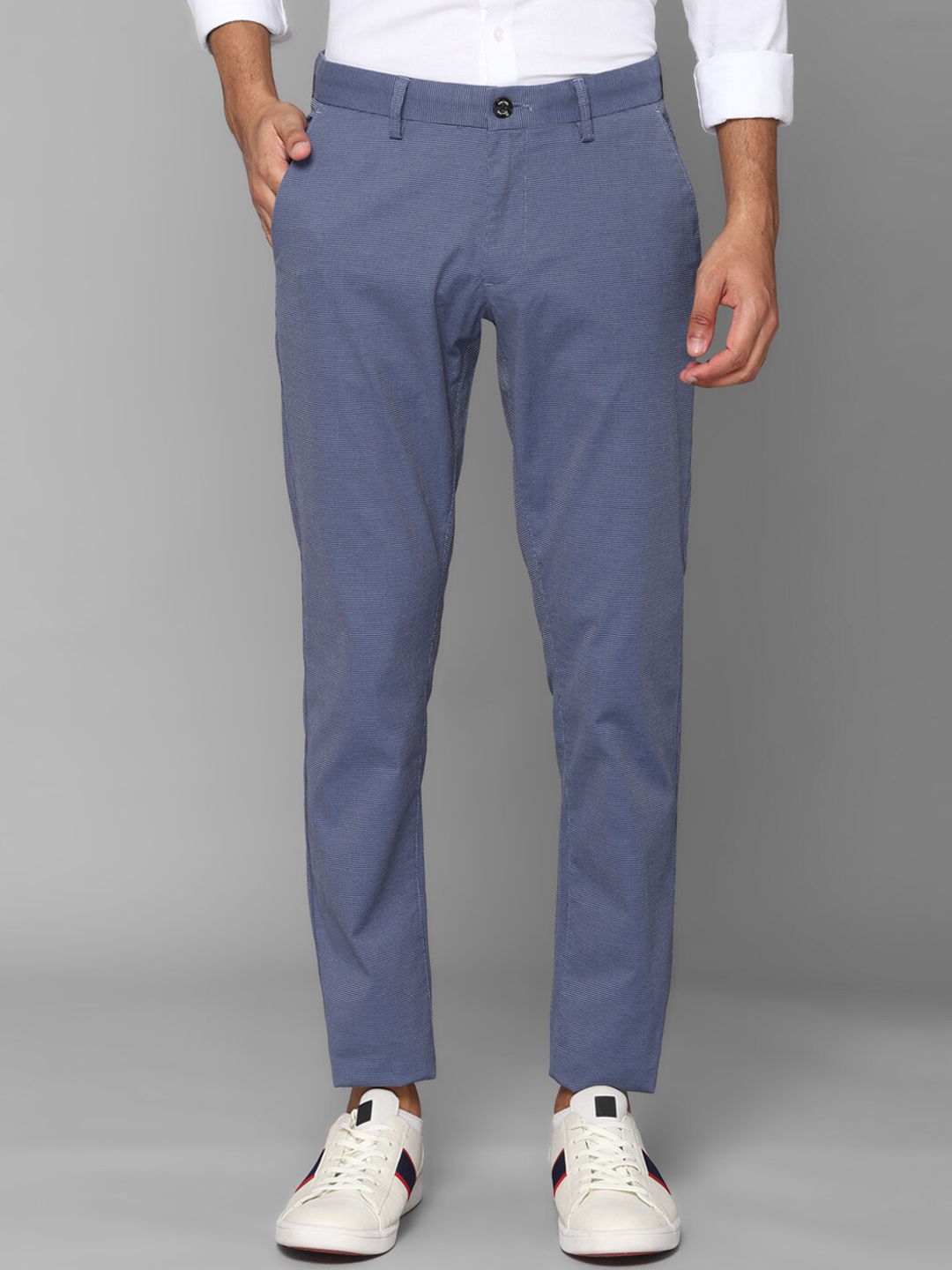 

Allen Solly Men Blue Slim Fit Trousers