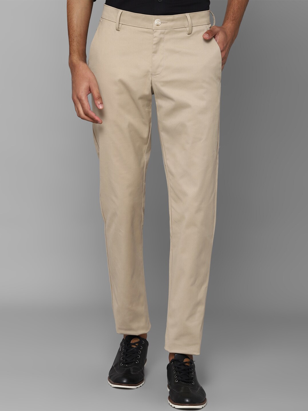

Allen Solly Men Khaki Slim Fit Chinos Trousers